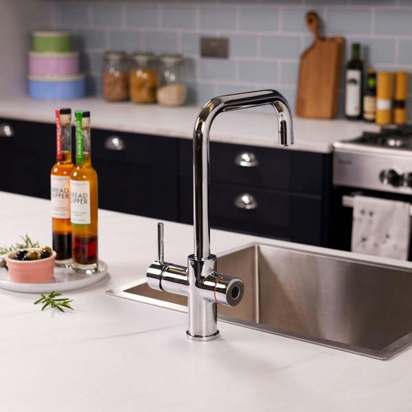 Impromta 3 in 1 Biometric Boiling Water Tap | Polished Chrome Finish