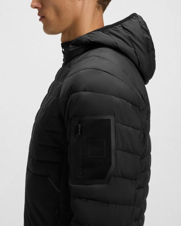 BOSS Green Urbanex Mens Jacket - Black 001 - CHO - Designer Mens Coats & Jackets