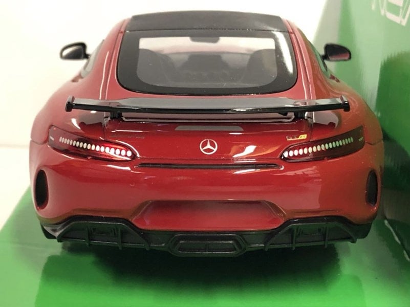 2017 mercedes amg gtr red 1:24 27 scale welly 24081r