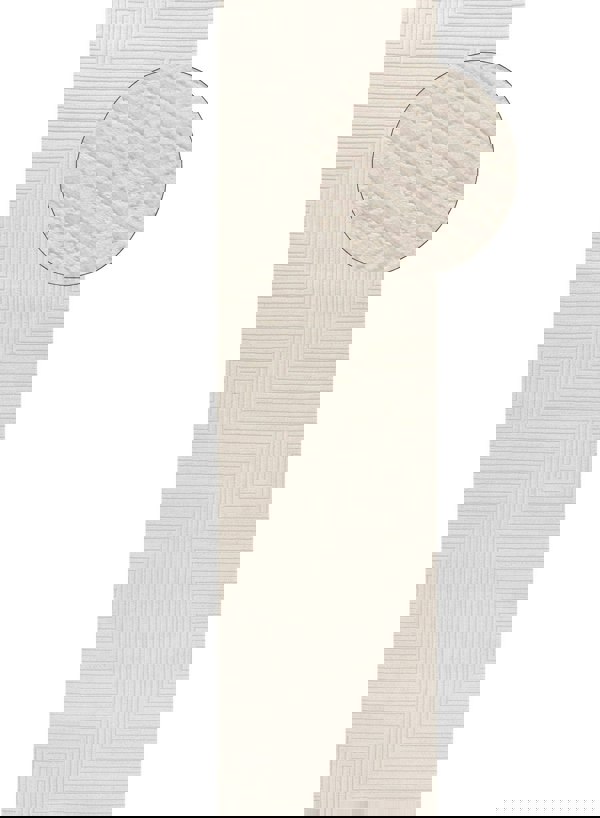 Geometric Living Room rug, cream colour, stain-resistant and non-shedding