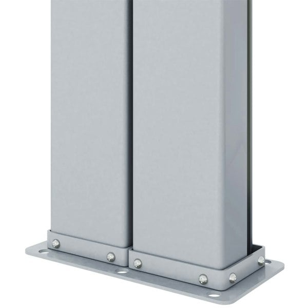 Berkfield Retractable Side Awning Cream 200x600 cm