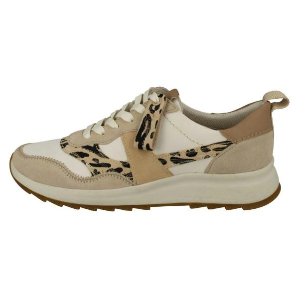 Clarks Ladies Clarks Retro Detailed MI-X EVA Lace Up Trainers DashLite Jazz