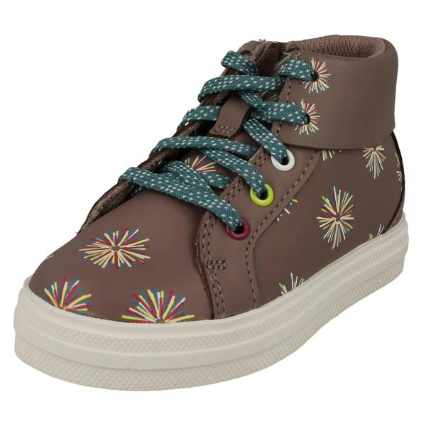 Clarks Girls Clarks Casual Thick Soled Boots Nova Pom