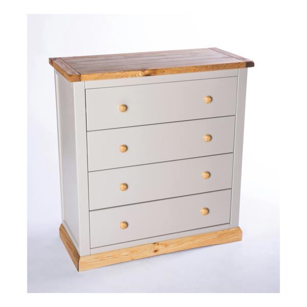 Cabinet Bits Bomporto 4 Drawer Chest of Drawers Wood Knob
