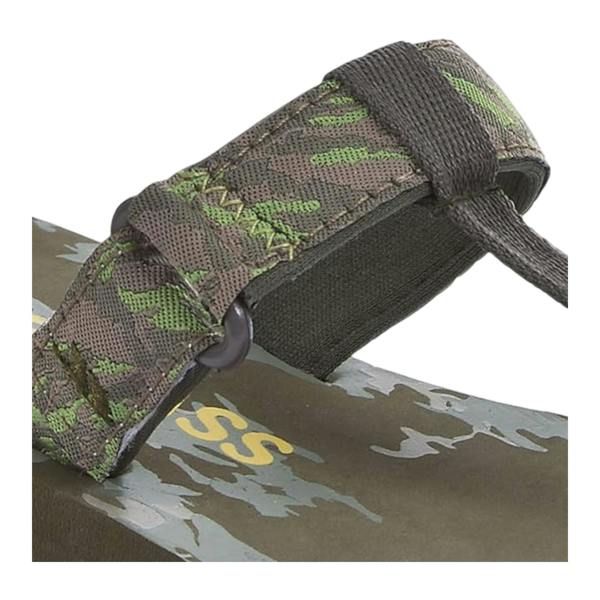 Trespass Childrens/Kids Camouflage Flip Flops - Khaki - 
