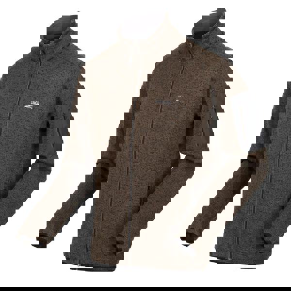 Regatta Mens Newhill Marl Full Zip Fleece Jacket - Crocodile - 