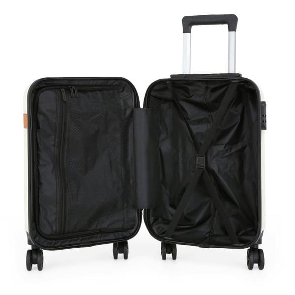 Infinity Luggage Hard Shell Classic Dual 4 Wheel Luggage Suitcase Set