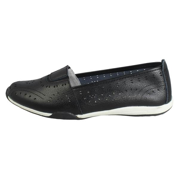 Down to Earth Ladies Down To Earth Punch Detail Casual Shoes F80578
