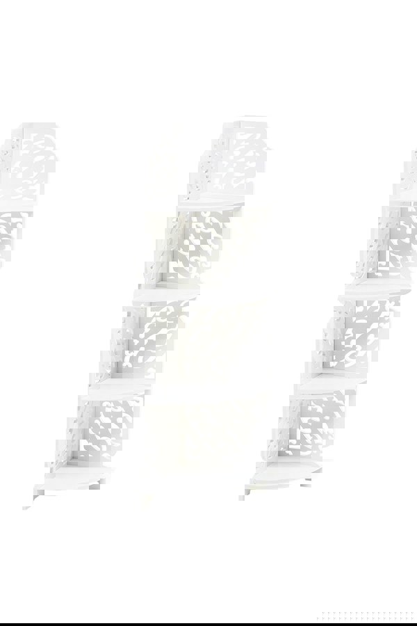 Living and Home 4 Tier Corner Display Plant Stand Garden Bathroom Shelf