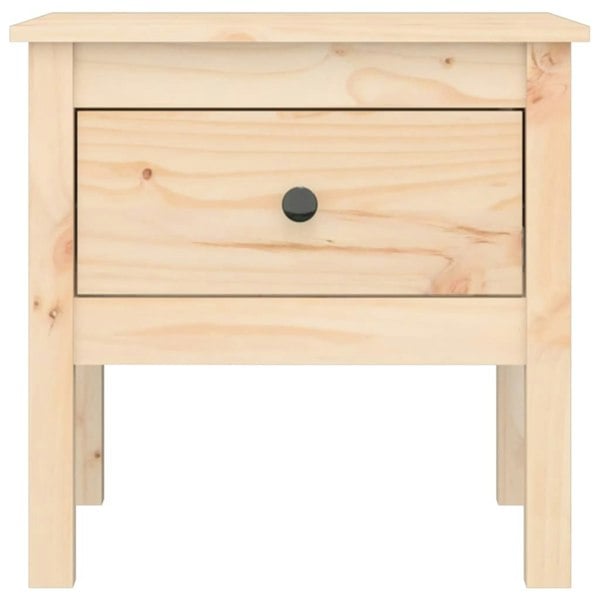 Berkfield Side Table 50x50x49 cm Solid Wood Pine