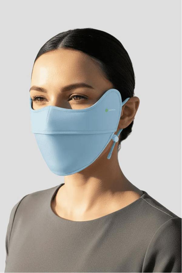 Anniou Lightweight Face Mask UPF 100 - light blue