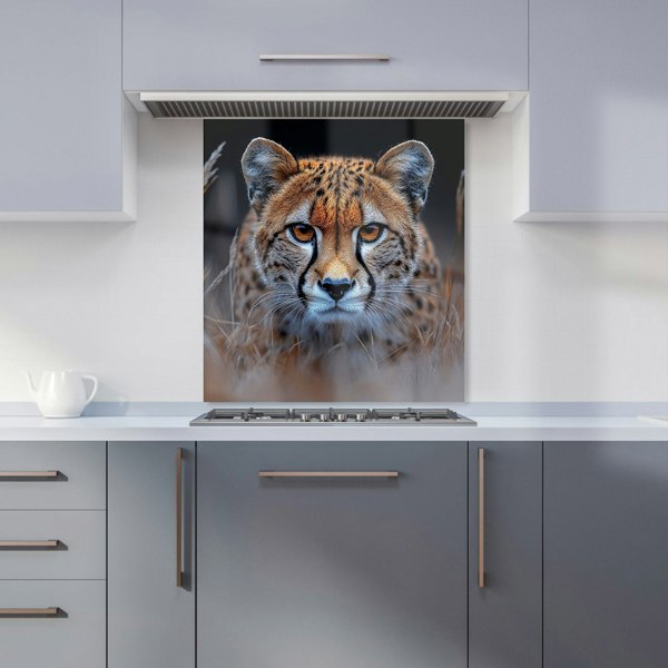 Warren Reed Cheetah Glass Kitchen Splashback - 00033