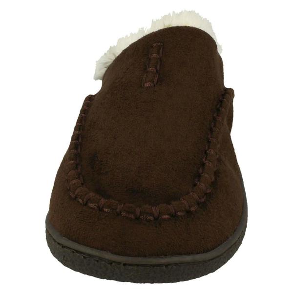 Cushion-Walk Mens Cushion-Walk Warm Lined Mule Slippers Boris
