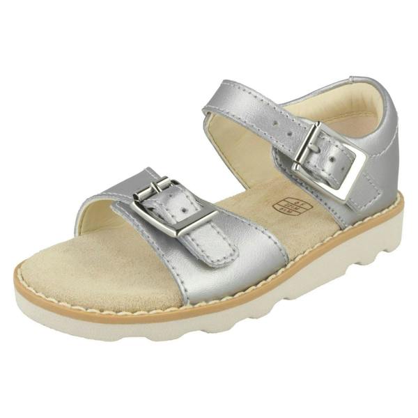 Clarks Girls Clarks Casual Summer Sandals Crown Bloom T