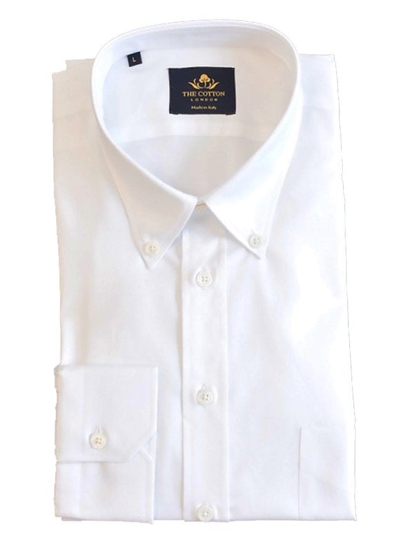 Thomas Mason Cambridge White Shirt