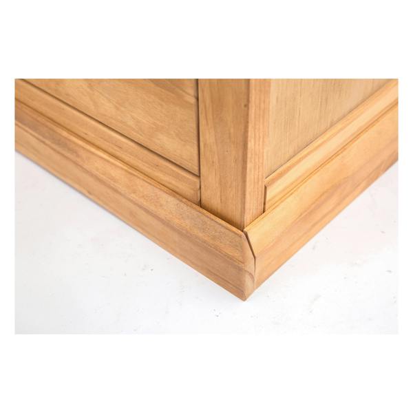 Cabinet Bits Lucca 3 Drawer Desk - Dressing Table Brass Drop Handle