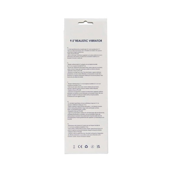 Loving Joy 9.5 inch Realistic Vibrator Vanilla