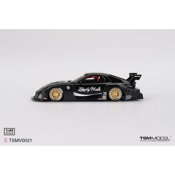 MCSlots Mazda RX-7 LB-Super Silhouette Liberty Walk Black 1:43 Scale TSMV0021