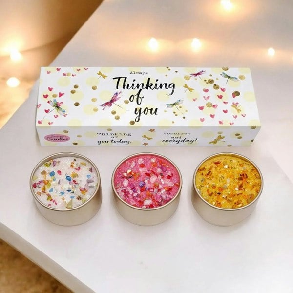Thinking Of You Candles Trio Set Plants By Post
