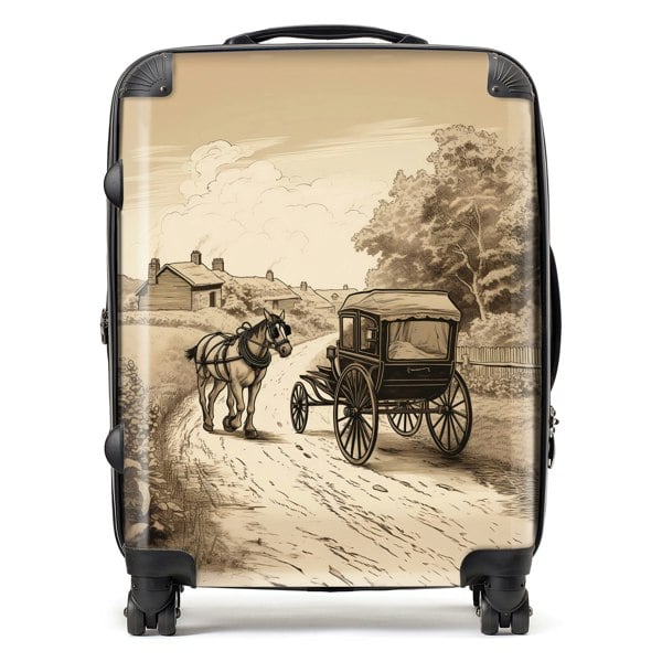 Warren Reed A Horse And His Cart Suitcase