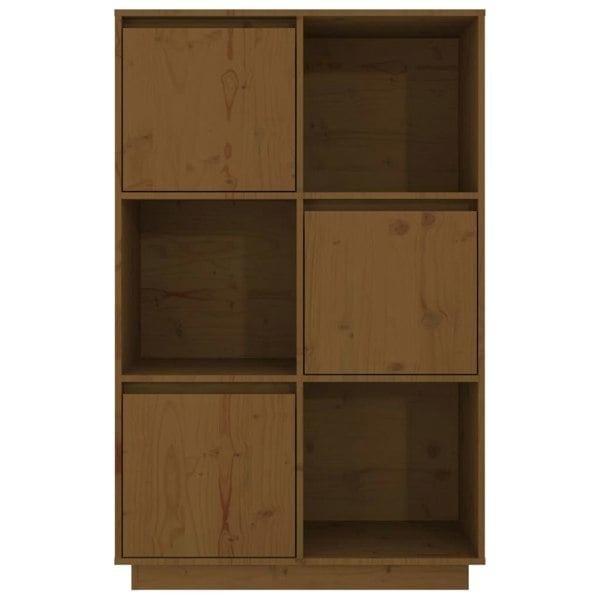 Berkfield Highboard Honey Brown 74x35x117 cm Solid Wood Pine