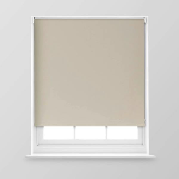 A.Unique Home Trimmable Blackout Roller Blind - 4FT - TAUPE - 120cm(W) x 170cm(L)