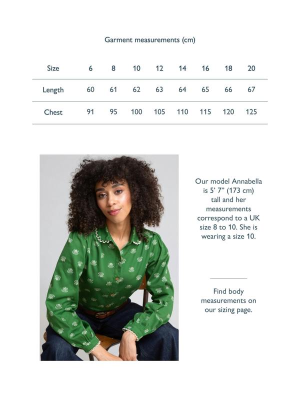 Kite Womens Organic Marshwood Sateen Blouse