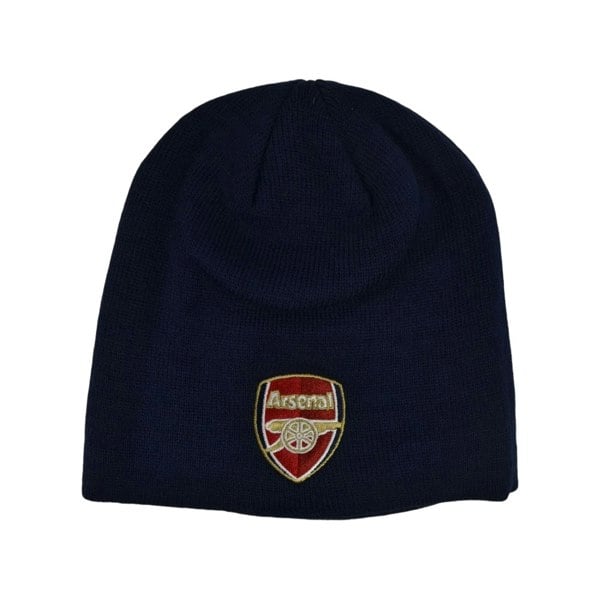 Arsenal FC Crest Beanie - Light Navy