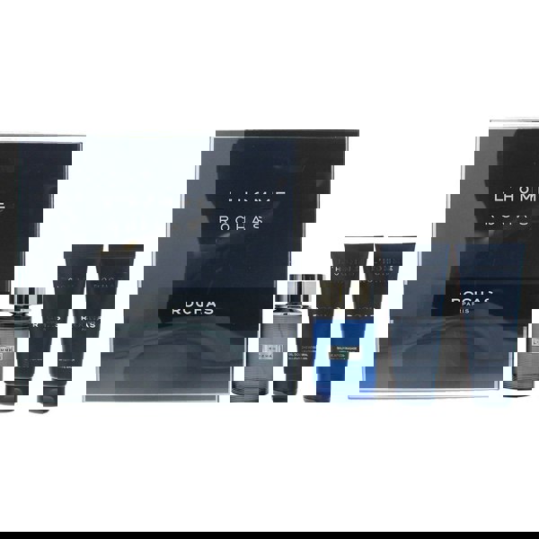 Rochas L'Homme Rochas 3 Piece Giftset: Eau De Toilette 100ml - Shower Gel 100ml -Aftershave Balm 100ml