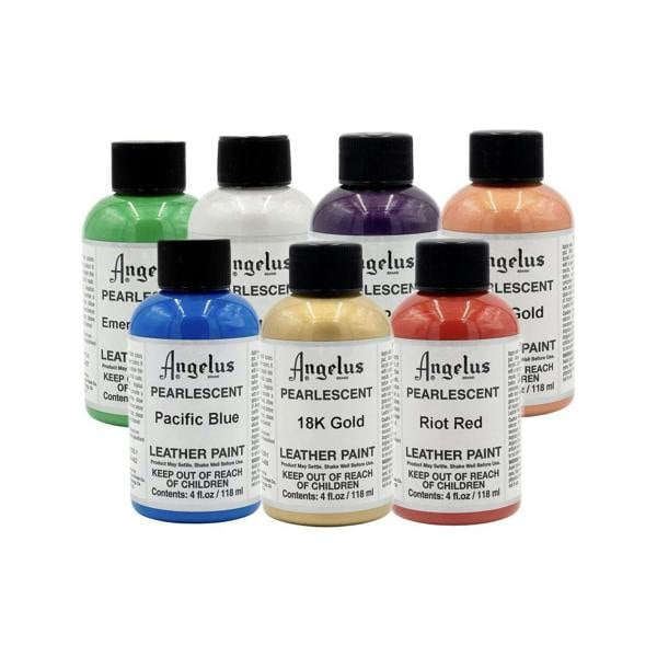Angelus Pearlescent Leather Paint for Sneaker Customs 4oz