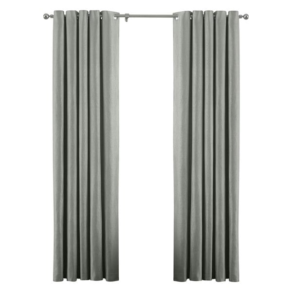 Riva Home Atlantic Eyelet Ringtop Curtains - Grey