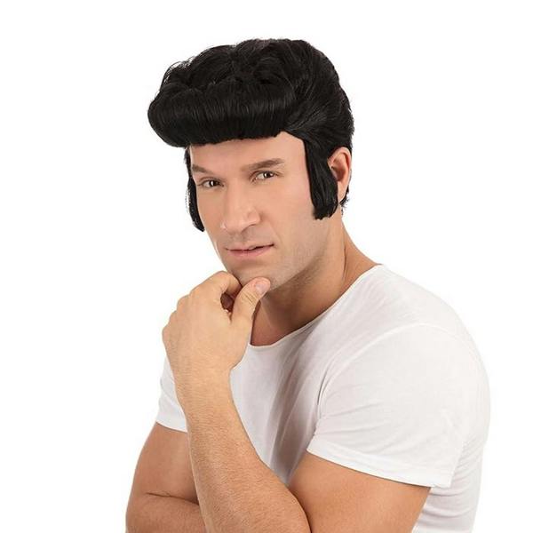 Bristol Novelty Greaser Wig - Black - 