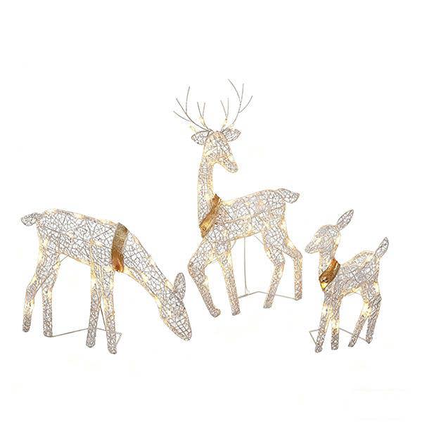 Leaper Light Up 2D Reindeer Outdoor Decorations