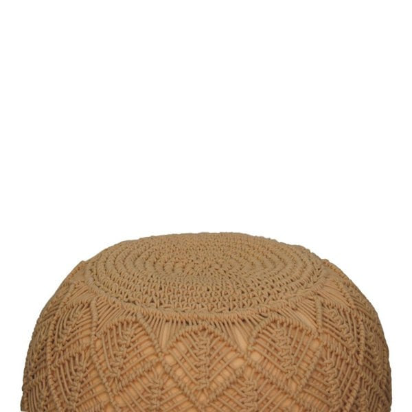 Artisan Furniture Ansley Beige Pouffe