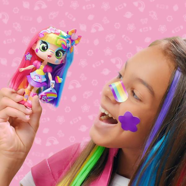 Decora Girlz 5" Fashion Doll – Blossom - with Stickers & Accessories