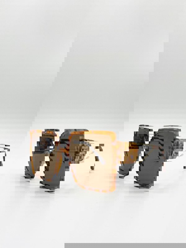 SVNX Oversized Square Sunglasses With Temple Frame Detail