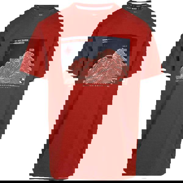 Trespass Mens Sirgis Mountain TP75 T-Shirt - Salsa - 