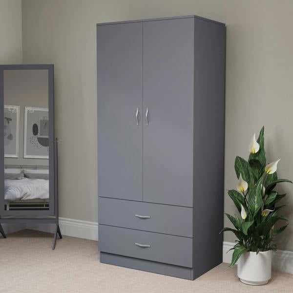 Vida Designs Riano 2 Door 2 Drawer Wardrobe