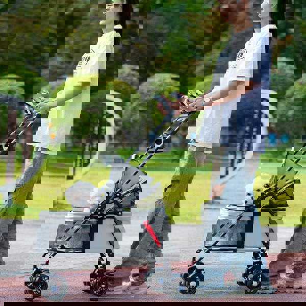 Havendro 4-Wheel Portable Pet Stroller with Breathable Mesh puppy stroller cat stroller