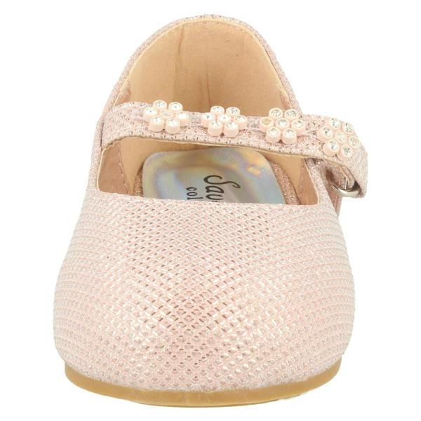 Savannah Girls Savannah Shoes with Flower Detailed Strap
