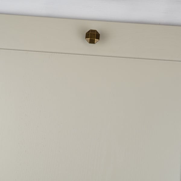 Handle & Home Antique Brass Octagonal Knobs