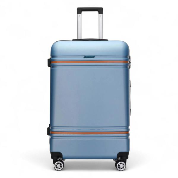 Infinity Luggage Hard Shell Modern Dual 4 Wheel Luggage Suitcase Set