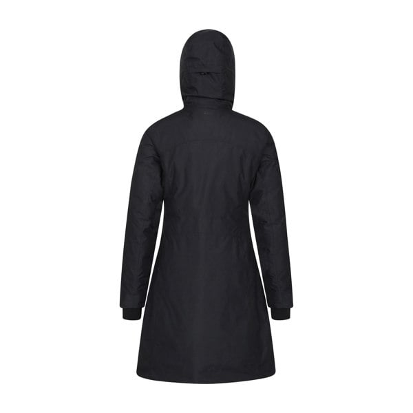 Mountain Warehouse Womens/Ladies Polar Down Long Length Hybrid Jacket - Black