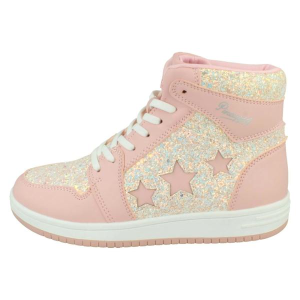 Pineapple Girls Pineapple High Top Lace Up Trainers H2717