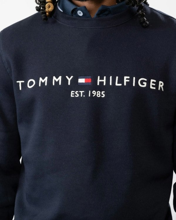 Tommy Hilfiger Tommy Logo Mens Sweatshirt - Desert Sky