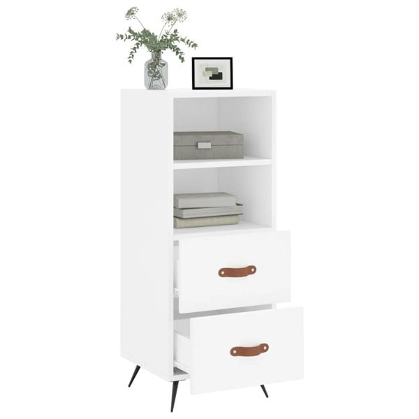 Berkfield Sideboard White 34.5x34x90 cm Engineered Wood