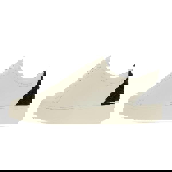 Fit Flop Womens/Ladies Rally Crystal Leather Trainers - White/Black - 