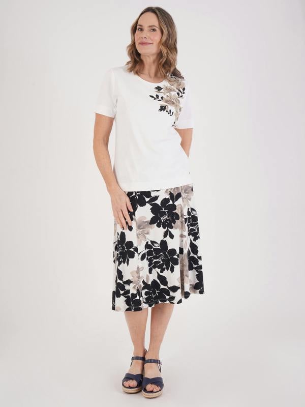 TIGI Dahlia Print Skirt -regular