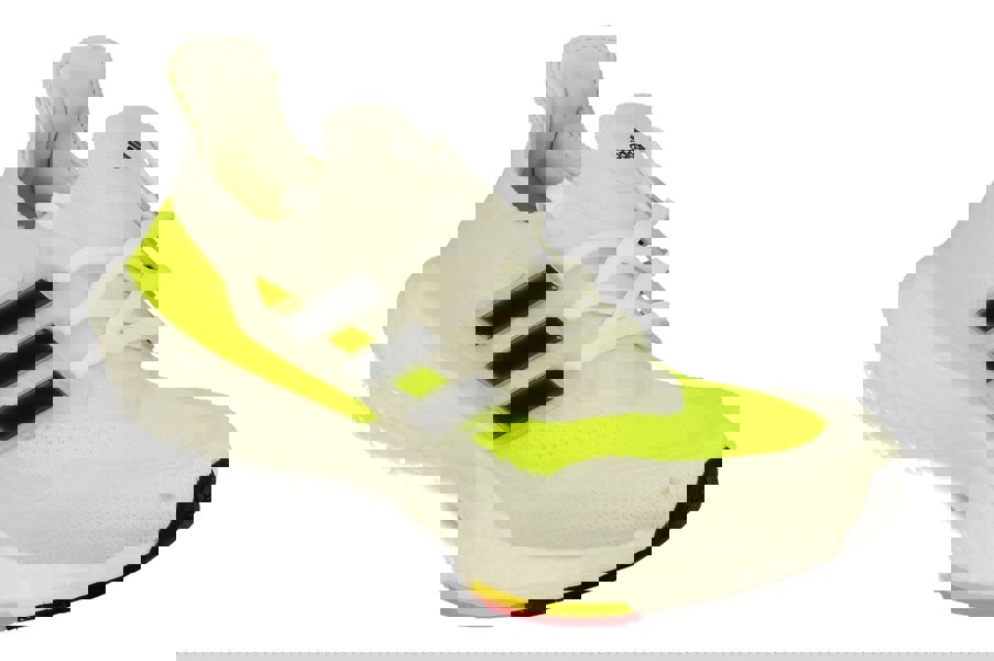 Adidas Ultraboost 21 Mens Sneakers  FY0377 - White Yellow Black Fy0377 - Photo 3