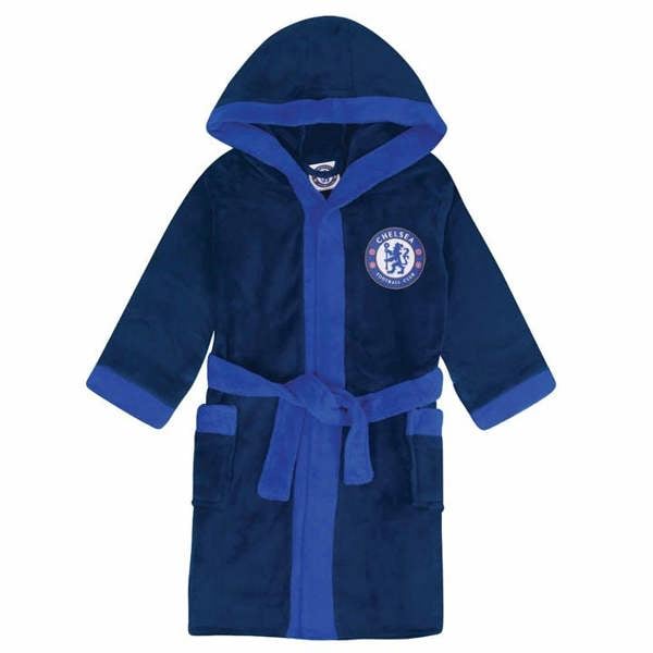 Chelsea FC Kids Navy Hooded Dressing Gown 7 - 8 Years, Clothing, Sports, Gift